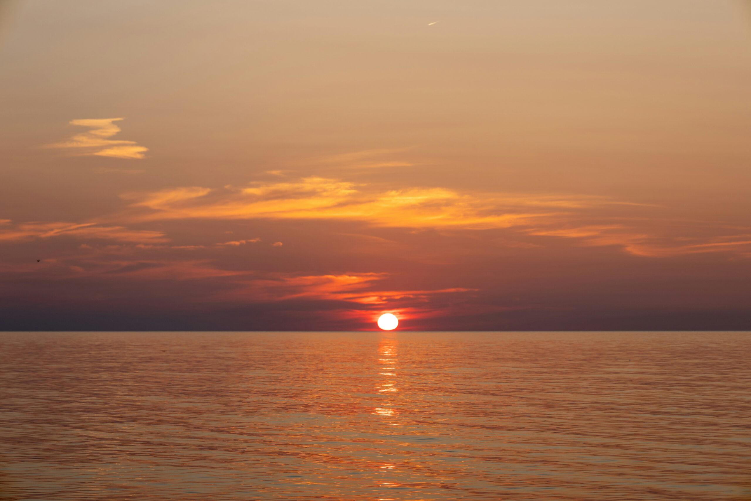 Lake Erie Reflects the Fading Sky